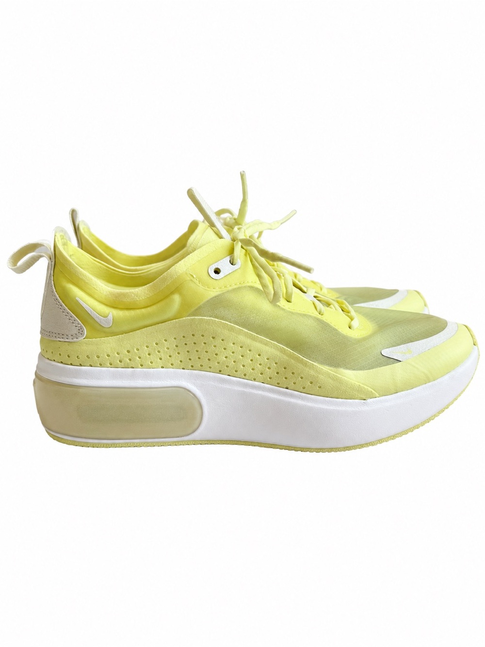 Nike Air Max Dia Barely Volt Platform Sneakers Women’s Size 8